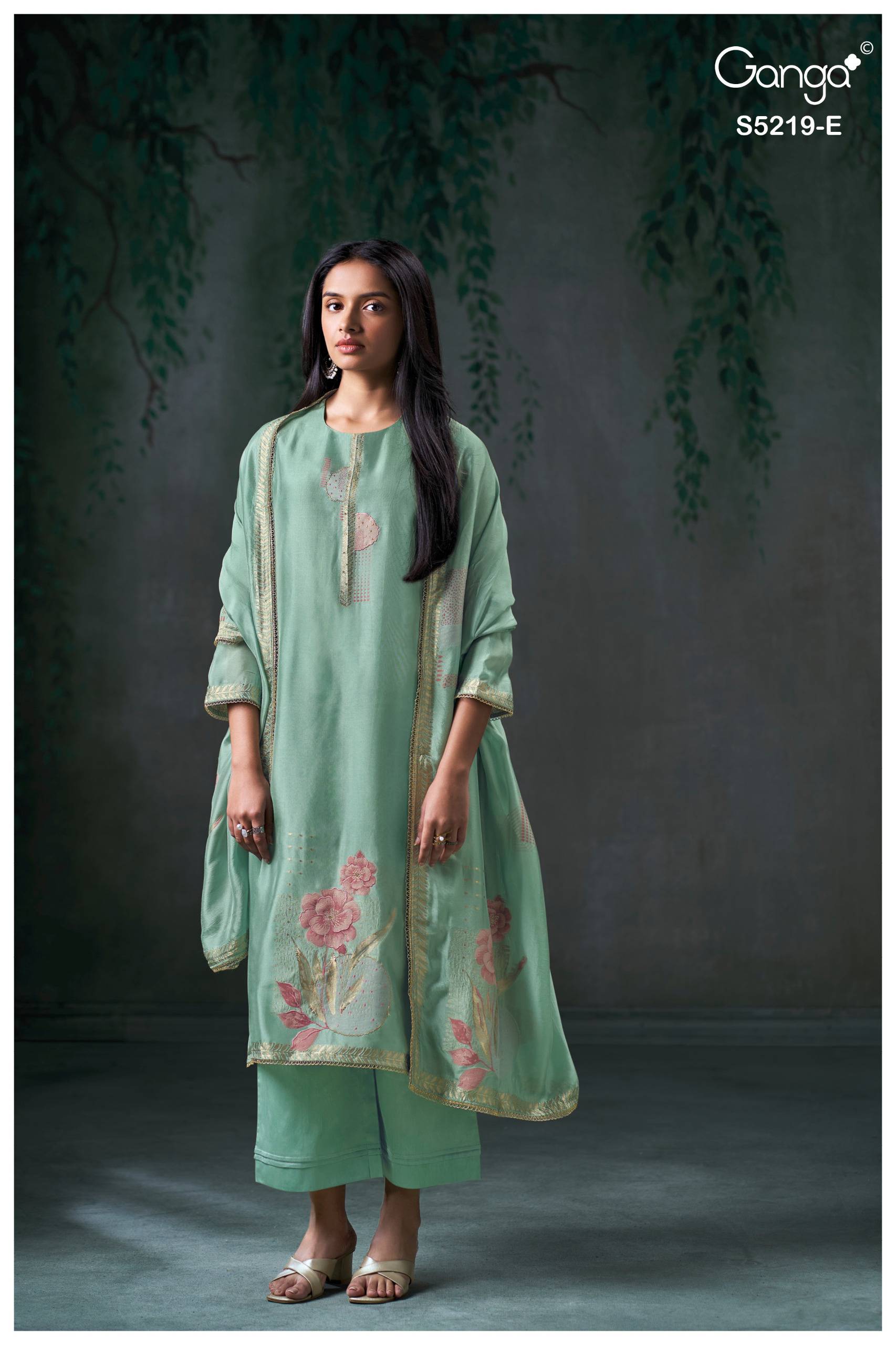 JEESHKA 5219 SERIES BY GANGAFASHION Stylish Beautiful Colourful VISCOSE JACOUARD Dresses At Wholesale Price